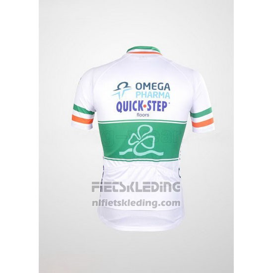 2012 Fietskleding Omega Pharma Quick Step Kampioen Irlandese Korte Mouwen en Koersbroek